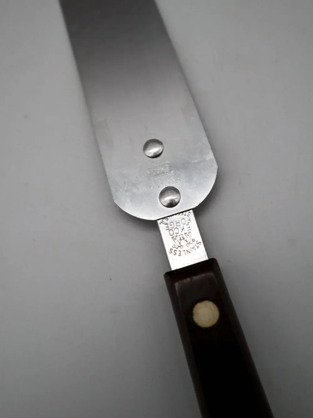 Vtg Ekco Forge Stainless Steel Flat Icing Frosting Spatula 12